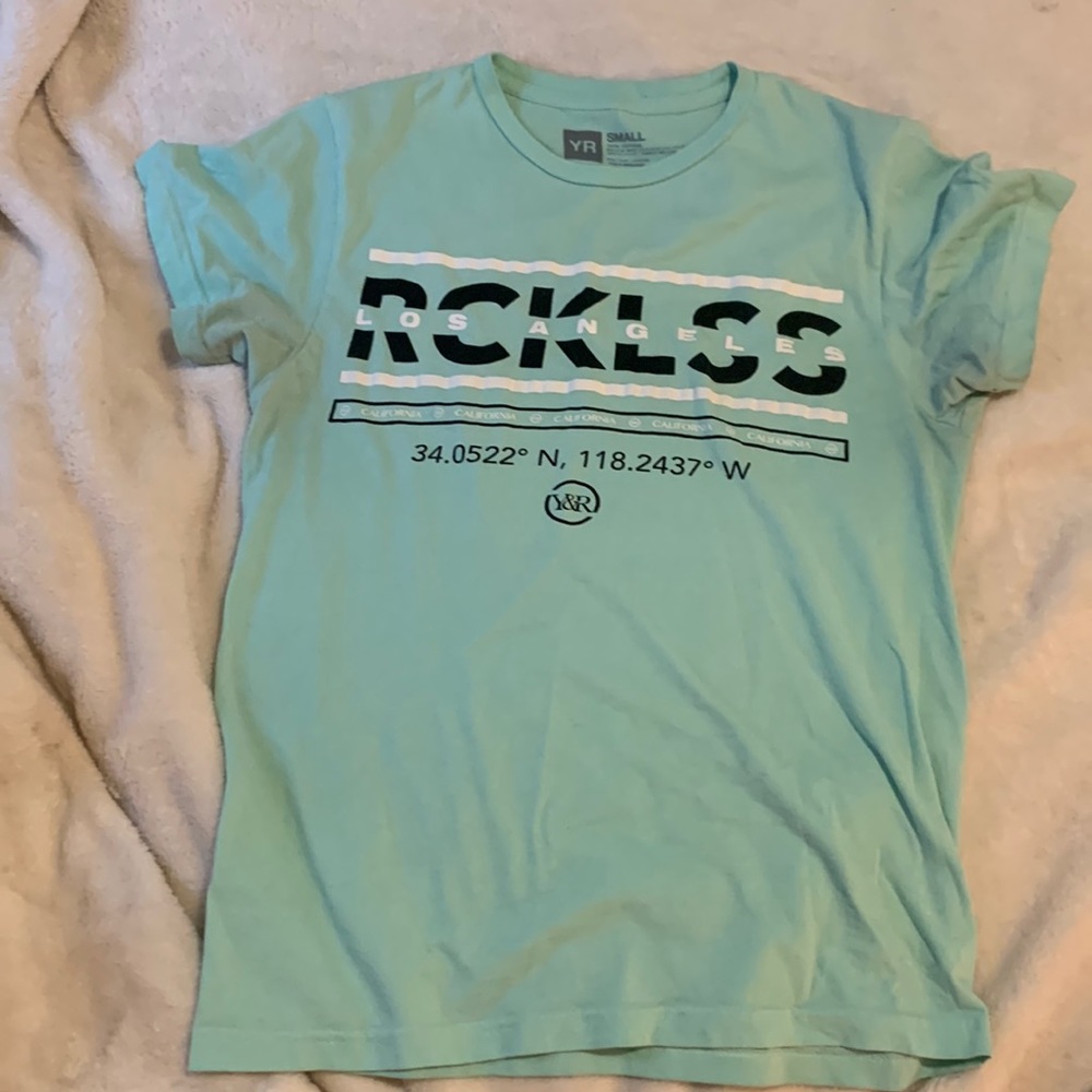Young and reckless women’s T-shirt, size small
